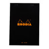 Rhodia Notizblock kopfseitig geheftet blanko DIN A5 schwarzer Einband