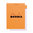 Rhodia Notizblock kariert 85 mm x 120 mm orangefarbener Einband