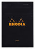 Rhodia Notizblock liniert DIN A6 schwarzer Einband Clairefontaine