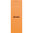 Rhodia Notizblock kopfseitig geheftet kariert (74 x 210 mm) orangefarbener Einband