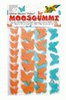 Folia Moosgummi Glitter-Sticker Falter