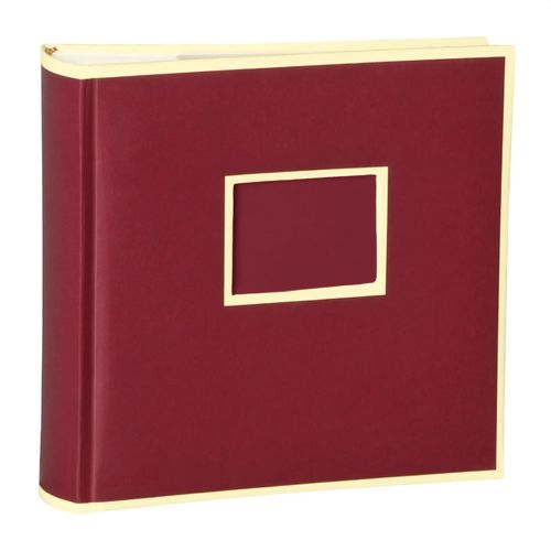 200 Pockets Fotoalbum "Semikolon" Burgundy 23 cm x 22 cm 100 Seiten