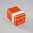 Fotobox "Semikolon" Orange 17,7 cm x 15,7 cm x 25,6 cm