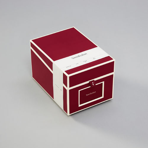 Fotobox "Semikolon" Burgundy 17,7 cm x 15,7 cm x 25,6 cm