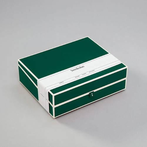 Dokumentenbox "Semikolon" Forest 31,5 cm x 26 cm x 10 cm
