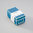 Visitenkartenbox "Semikolon"  Azzurro 10,5 cm x 8,3 cm x 18 cm