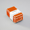 Visitenkartenbox "Semikolon"  Orange 10,5 cm x 8,3 cm x 18 cm
